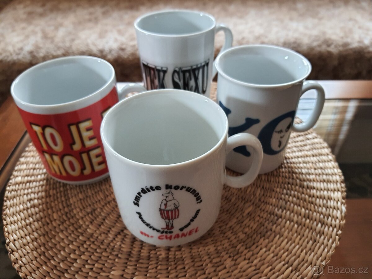 Porcelánové hrníčky s potiskem