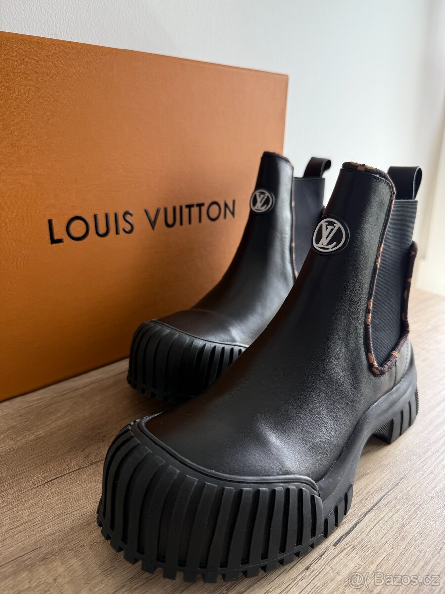 Dámské boty Ruby Flat Ankle Boots Louis Vuitton