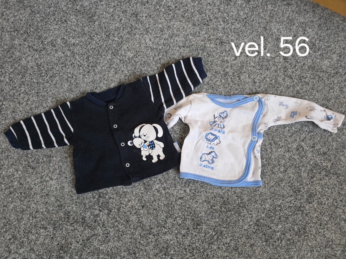 Dětské oblečení vel. 56