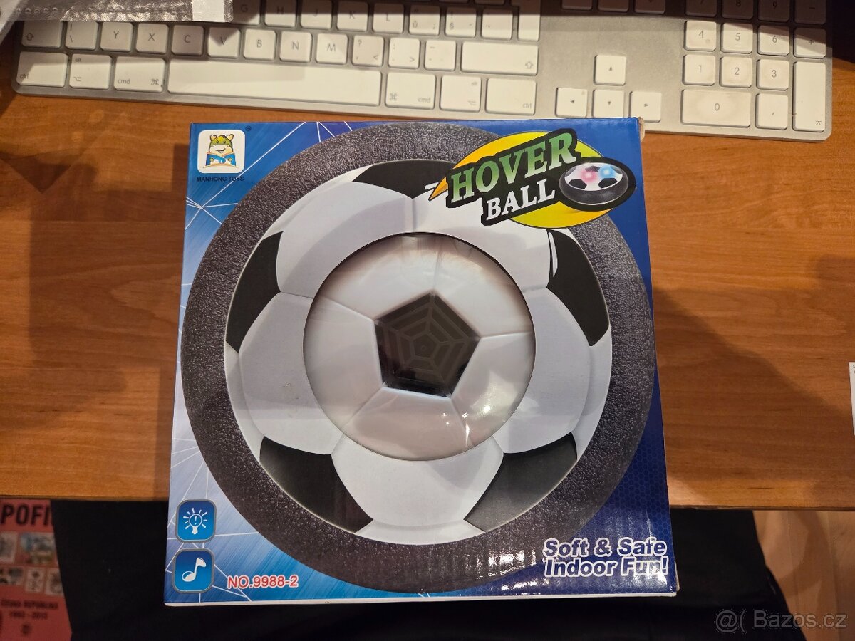 Hover ball- plochý disk na kopanou v interieru