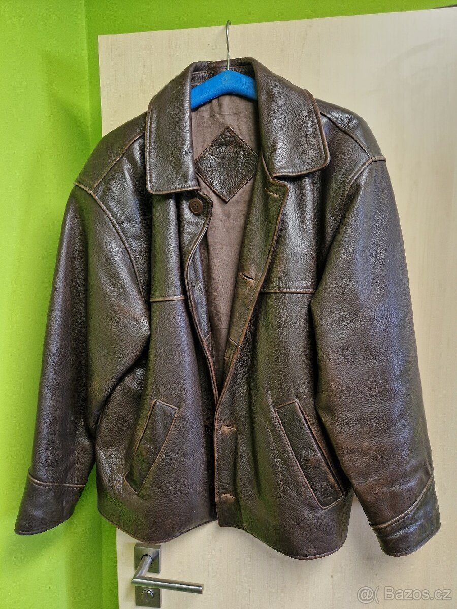 Kožená bunda vel. M
