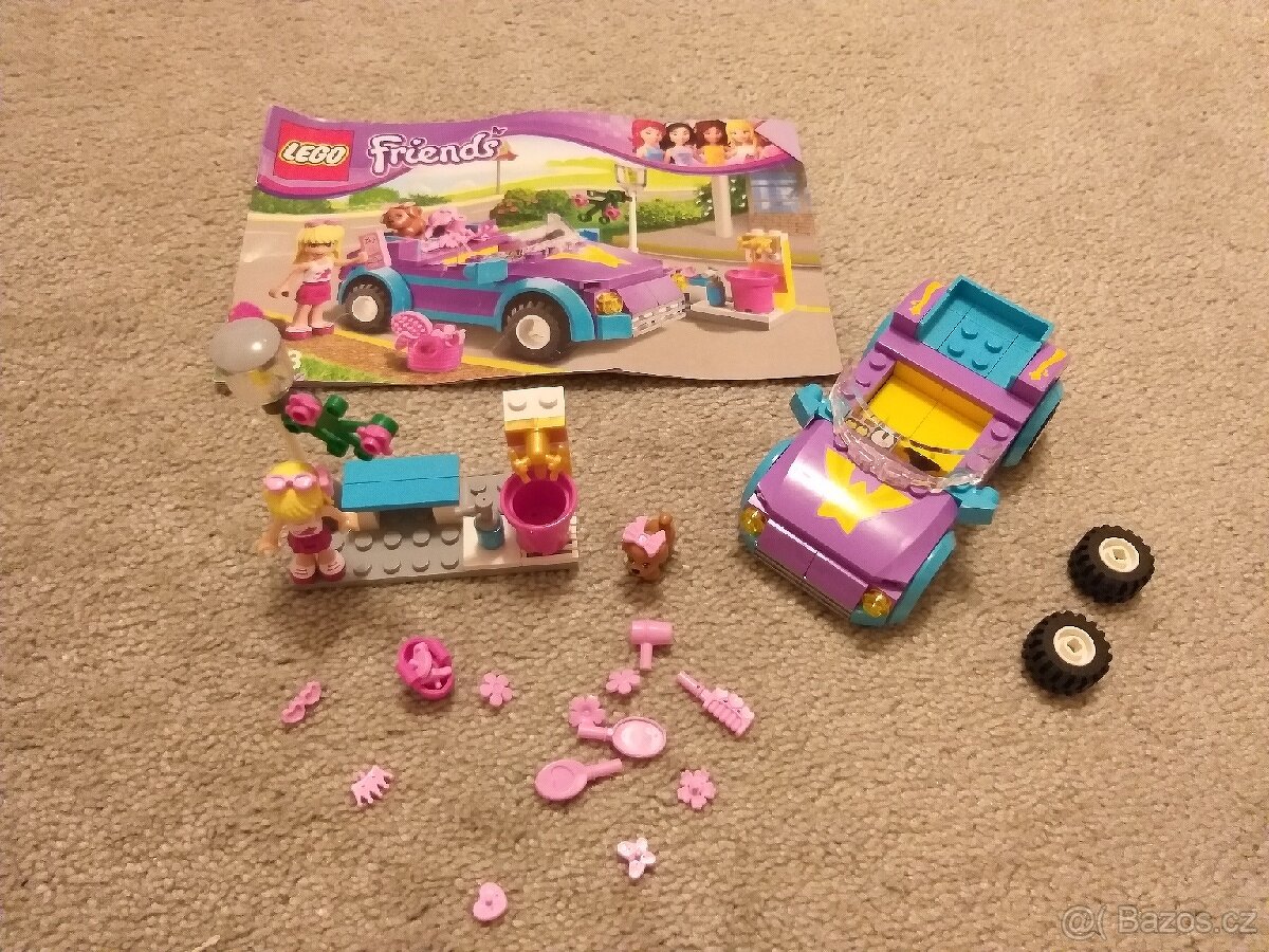 Lego Friends s autem a s myčkou