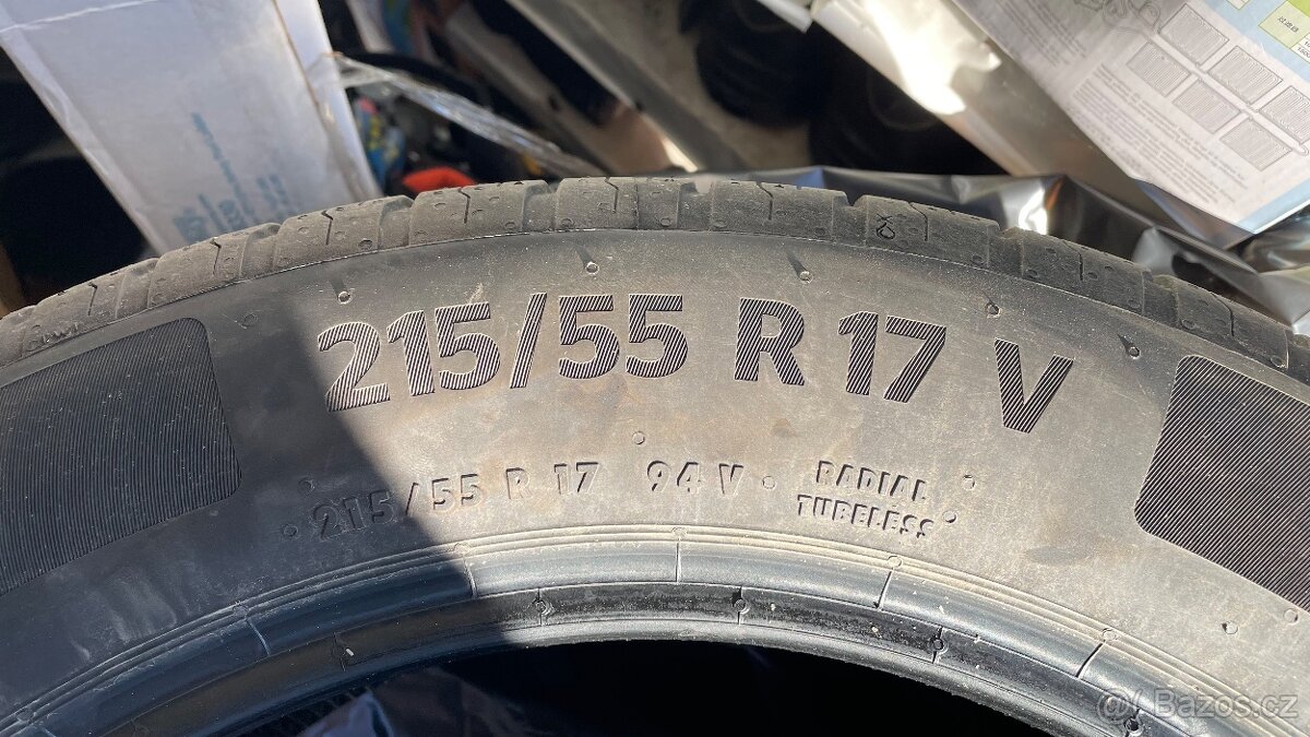 Pneumatiky Continental EcoContact 6 - 215/55R17 - 4 kusy