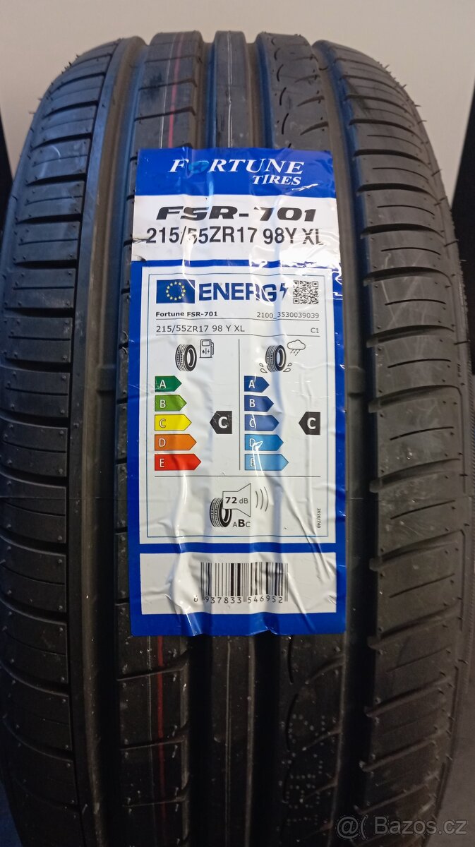 215/55R17 -FORTUNE -Nové letní