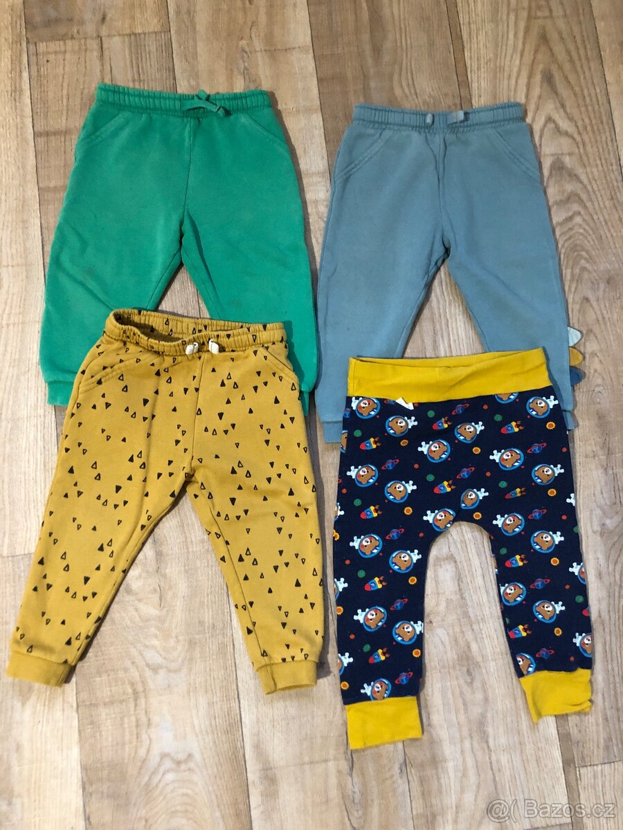 4x klučičí tepláky 92 F&F, MaJáBa
