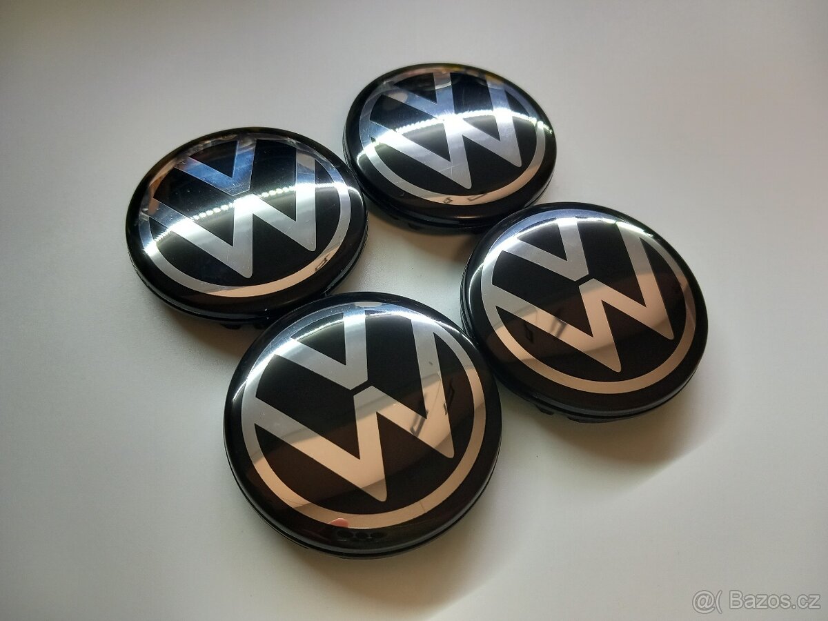 Středové krytky Vw, 56x52mm, nové logo VW