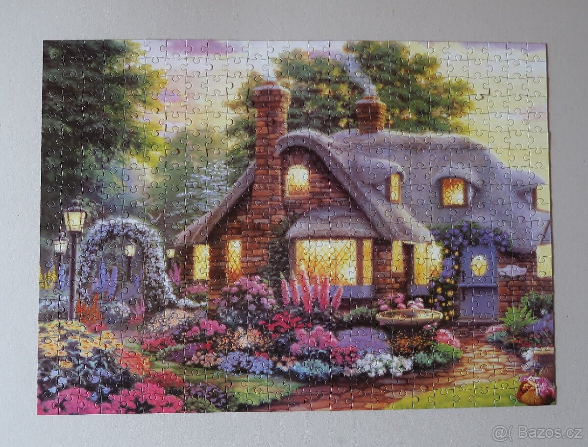 Puzzle Dům za soumraku - 500 dílků