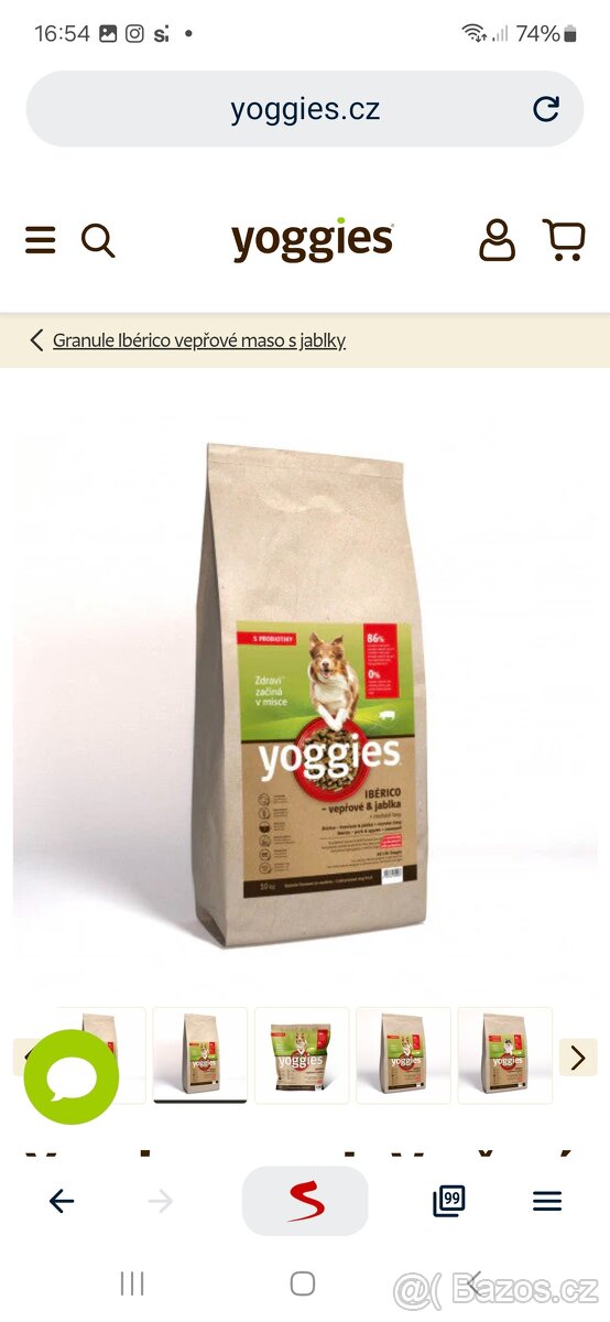 Yoggies granule 10kg iberico