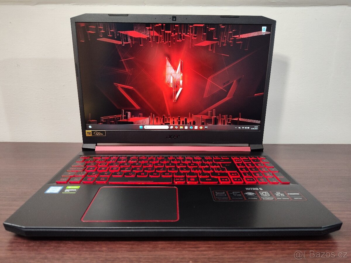 Herní Nitro 5,GTX 1660ti-6gb,i7-6Core-4,5GHz,1TB-Top stav.