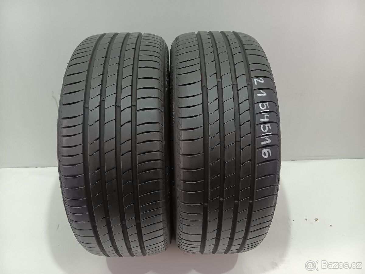 2ks letní pneu 215/45/16/Kumho