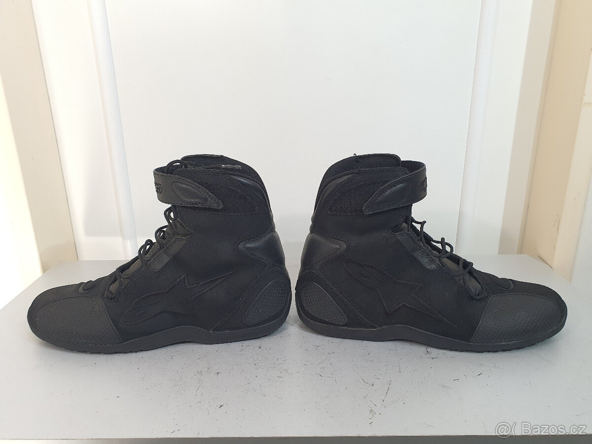 45 Alpinestars kožený boty na motorku