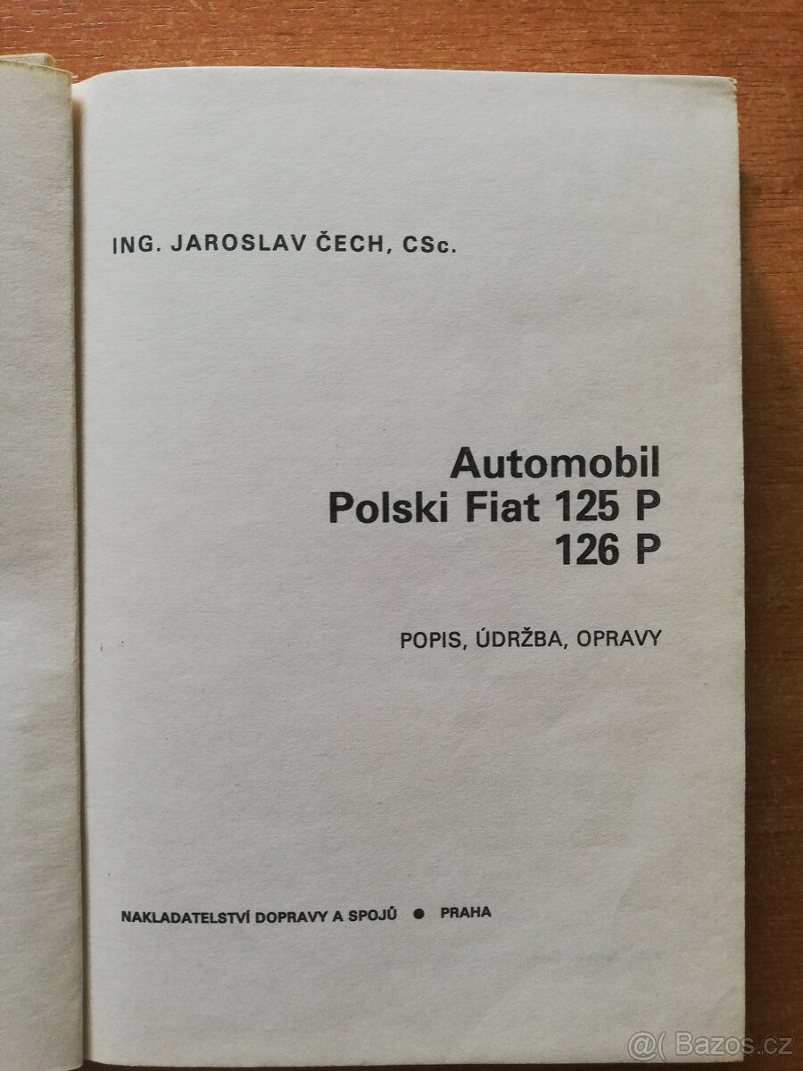 kniha - popis, údržba, opravy
