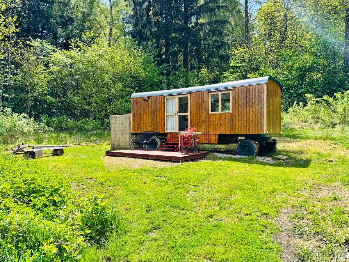 Maringotka tiny house cirkuswagen Top stav