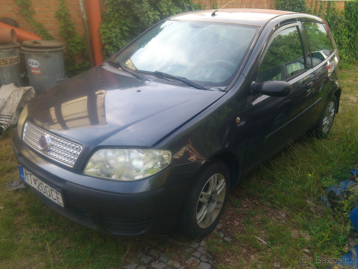 Fiat Punto 1.28V RV 2008, rozprodám na ND