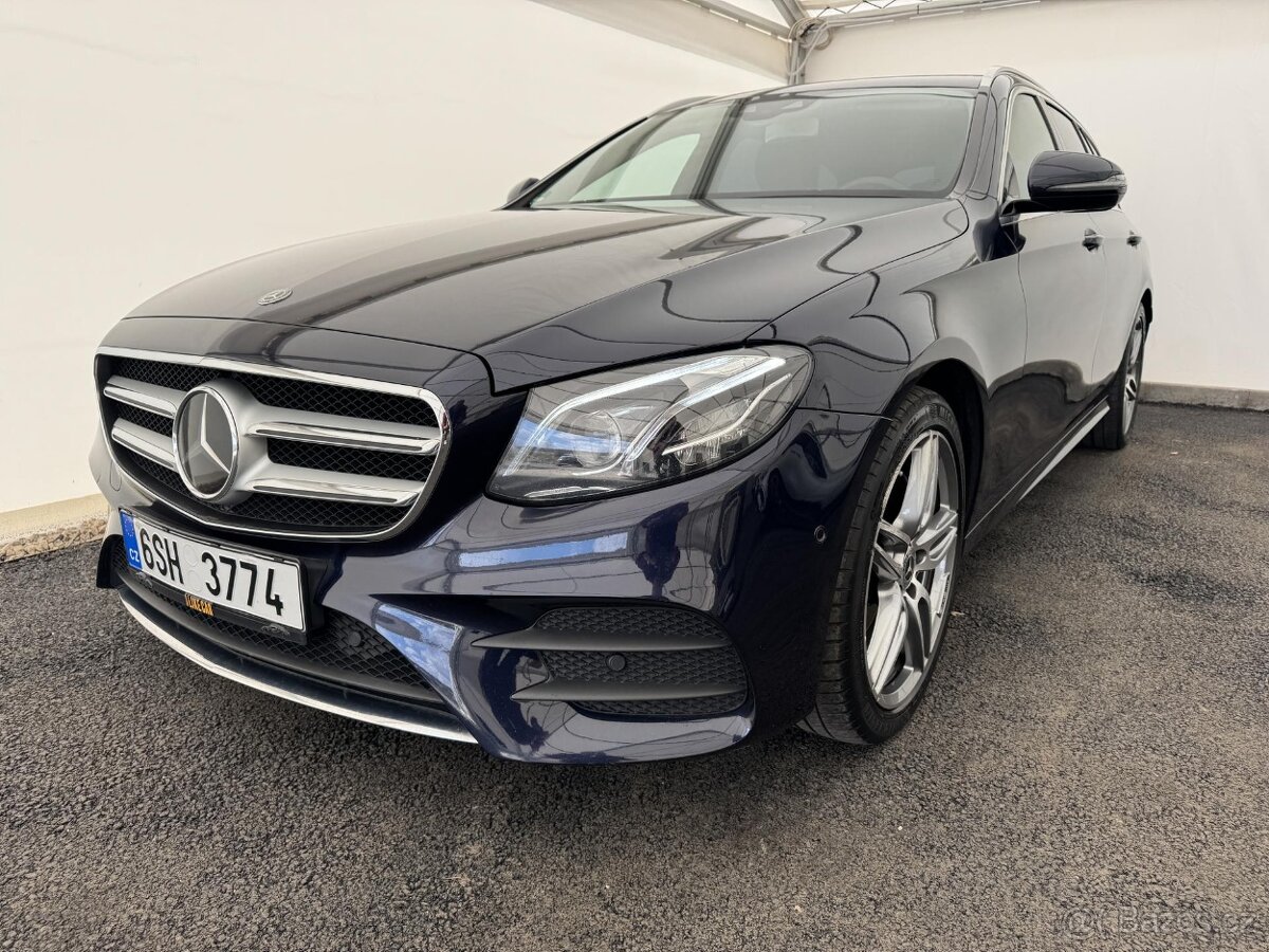 Mercedes-Benz Třídy E, 220d 143kw 9G DPH 1MAJ 4x4 AMG