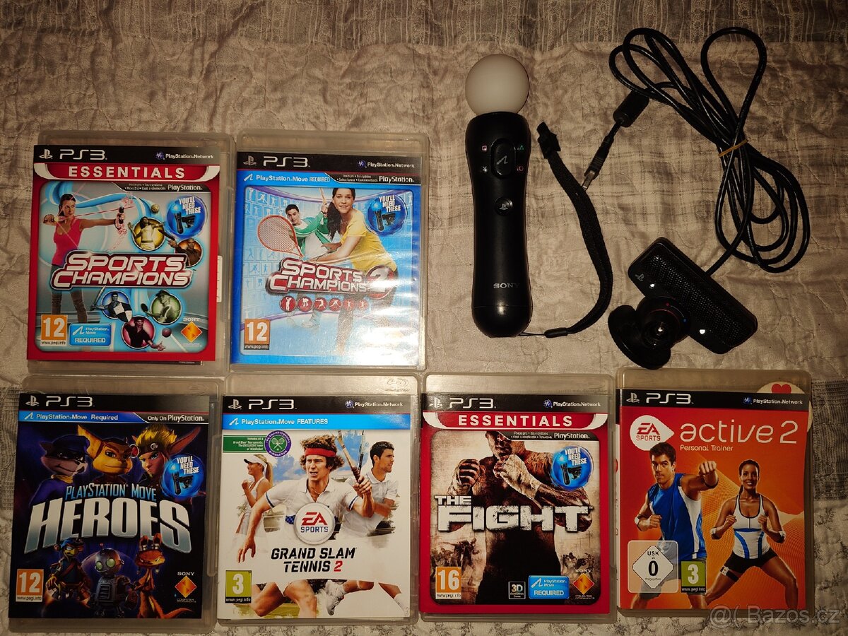 PS3 - PlayStation 3 move sada posílám i zásilkovnou.