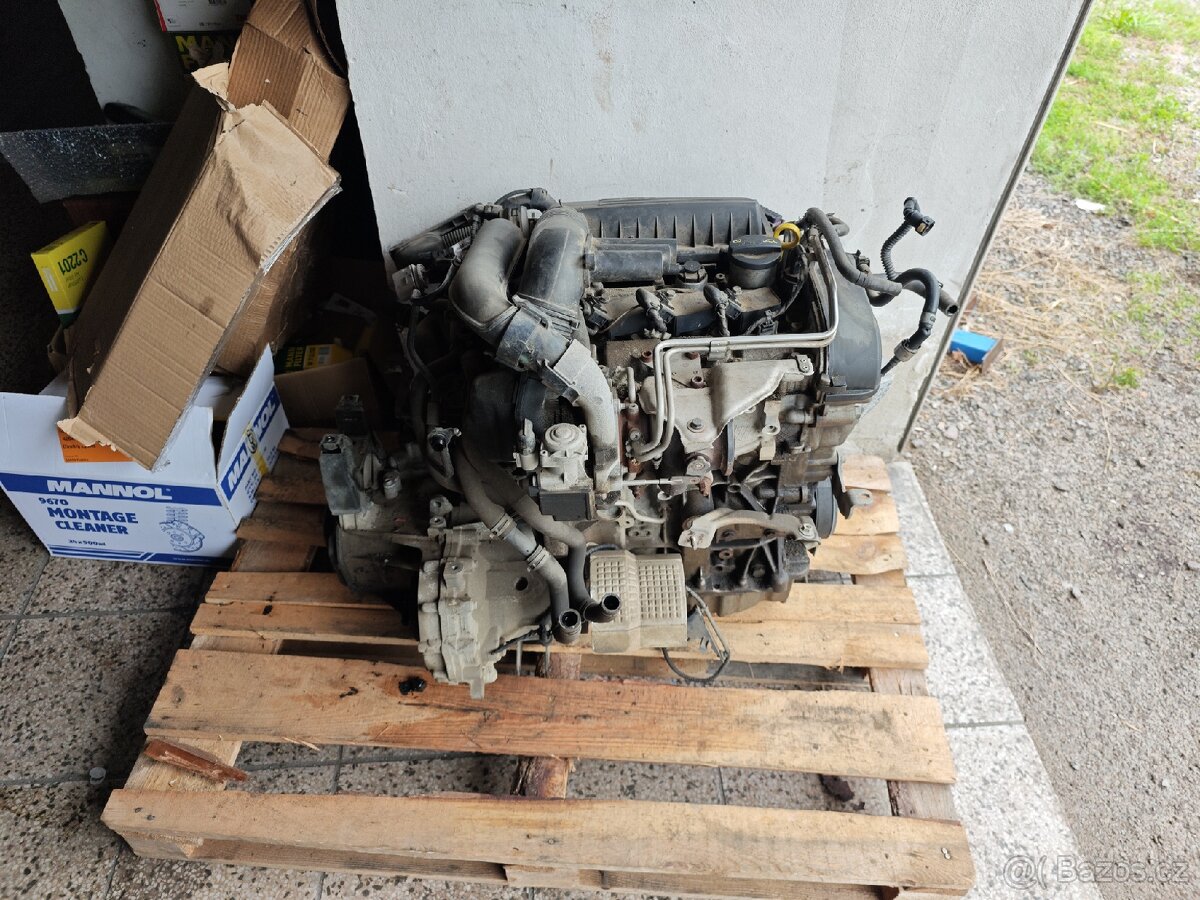 Motor 1.2 TSi CJZC, kompletně nastrojeny + převodovka.