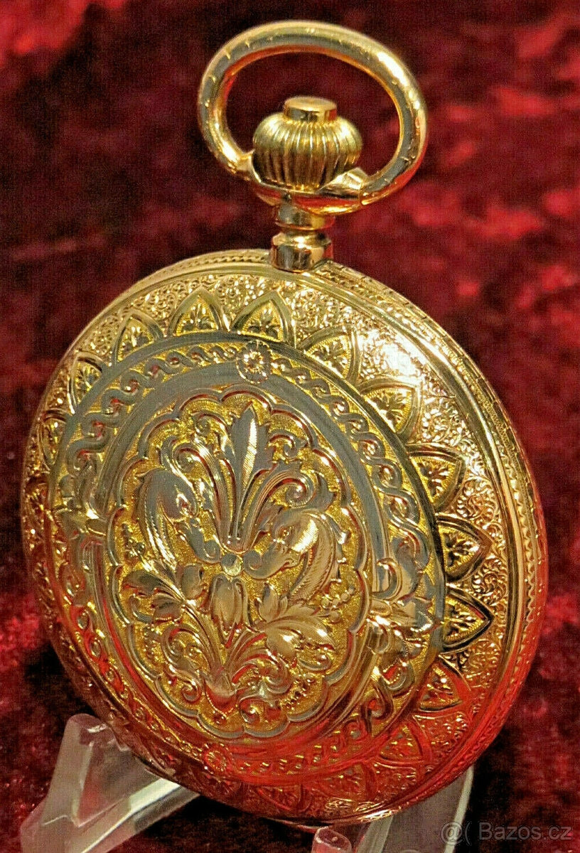 HISTORICKÉ Nádherné kapesní hodinky ~1890 GLASHÜTTE UNION -