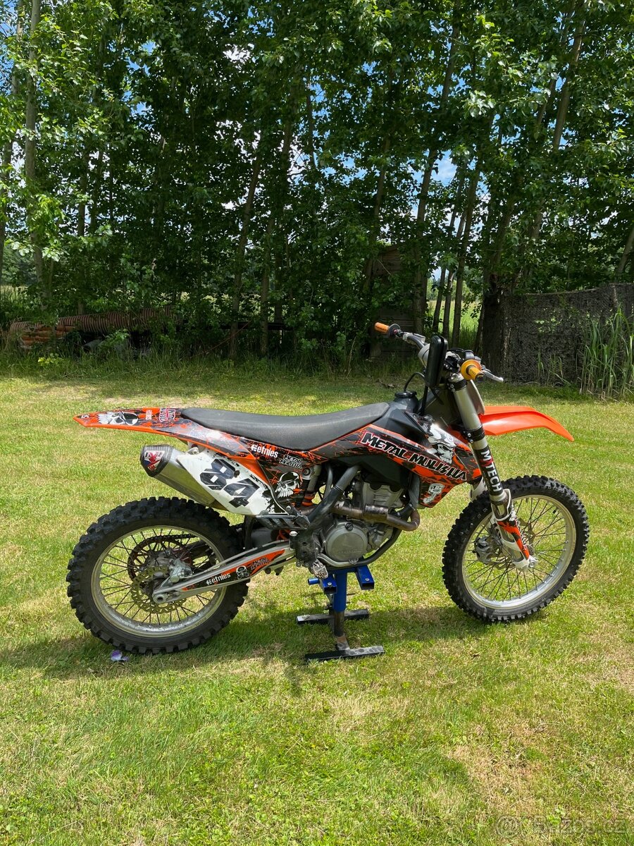 KTM SX-F 250 4 stroke 2017 stříkačka startér