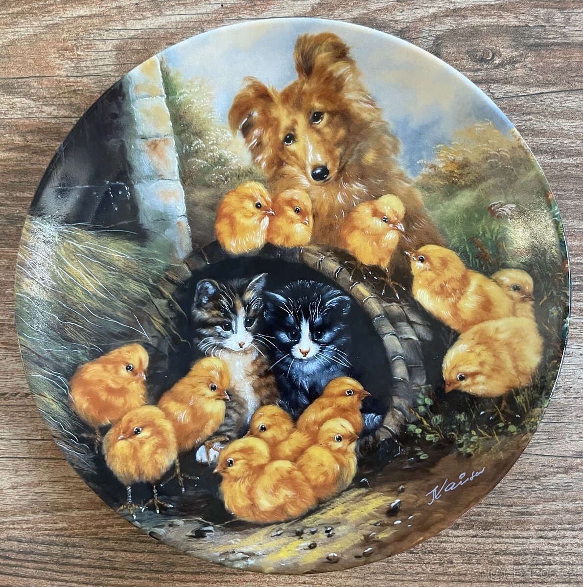 Porcelánový sběratelský dezertní talíř č. 2752 A