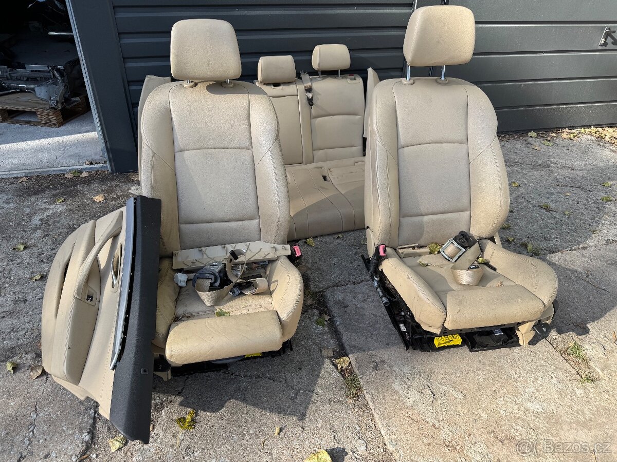 BMW F11 Sportsitze interiér béžová kuze