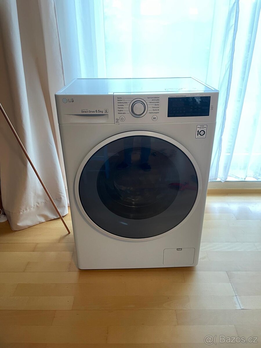 Pračka LG, slim 6,5 kg, A+++, tichá, 3990 Kč.