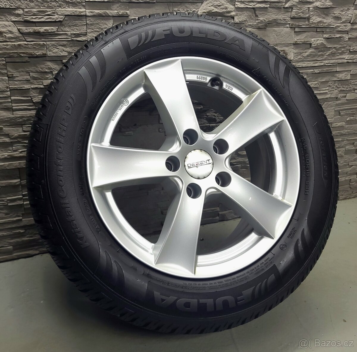 16" Alu kola Dezent 5x112 zimní pneu 8,8mm