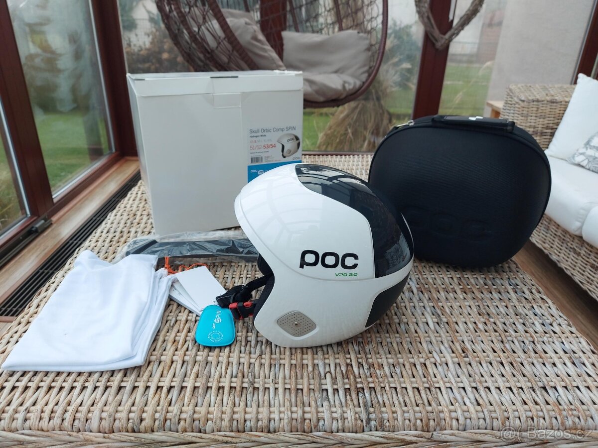 Lyžařská helma POC Skull Orbic Comp Spin - S 53/54