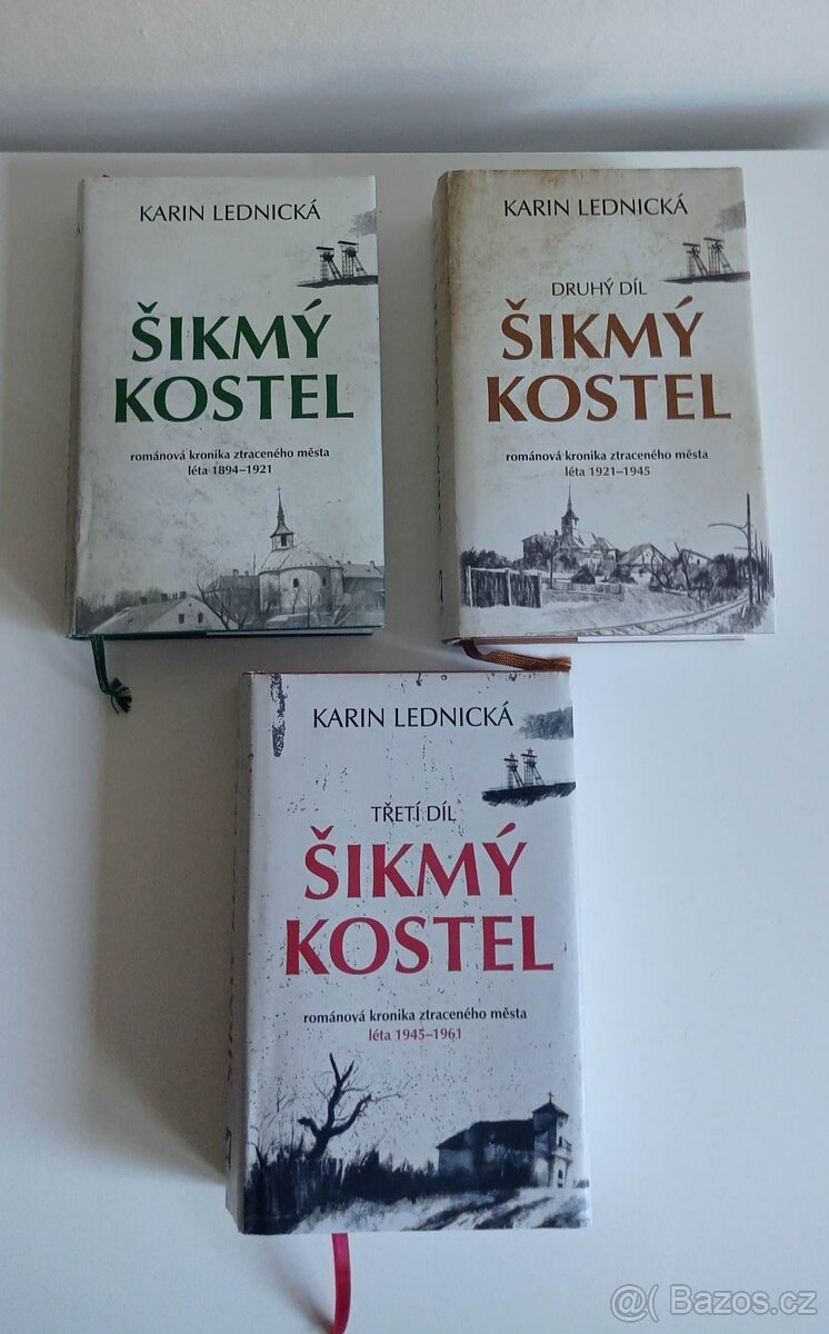 Prodám knihy - trilogie Šikmý kostel