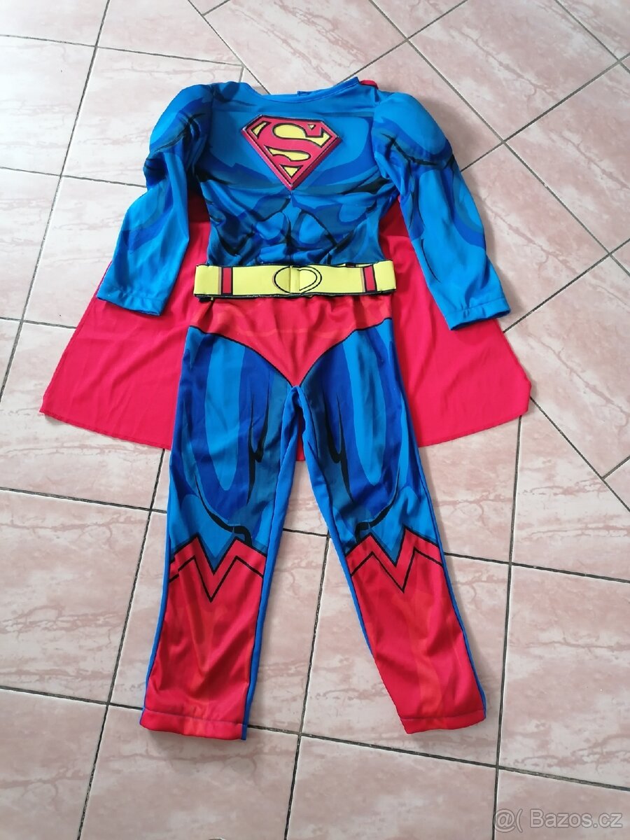 Dětský kostým Superman vel. 7-8 let.