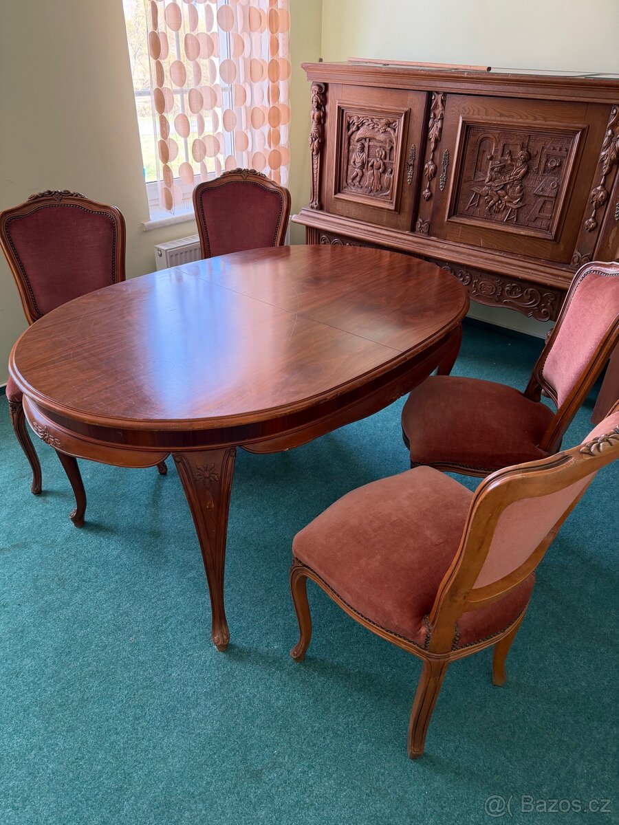 Starožitná jídelní sestava