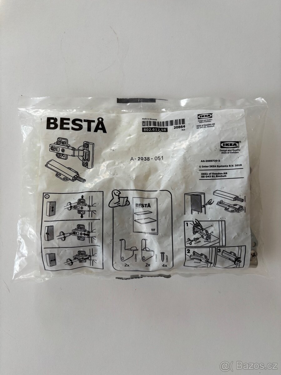 BESTÅ Pant s jemným dovír. a otev. mech.