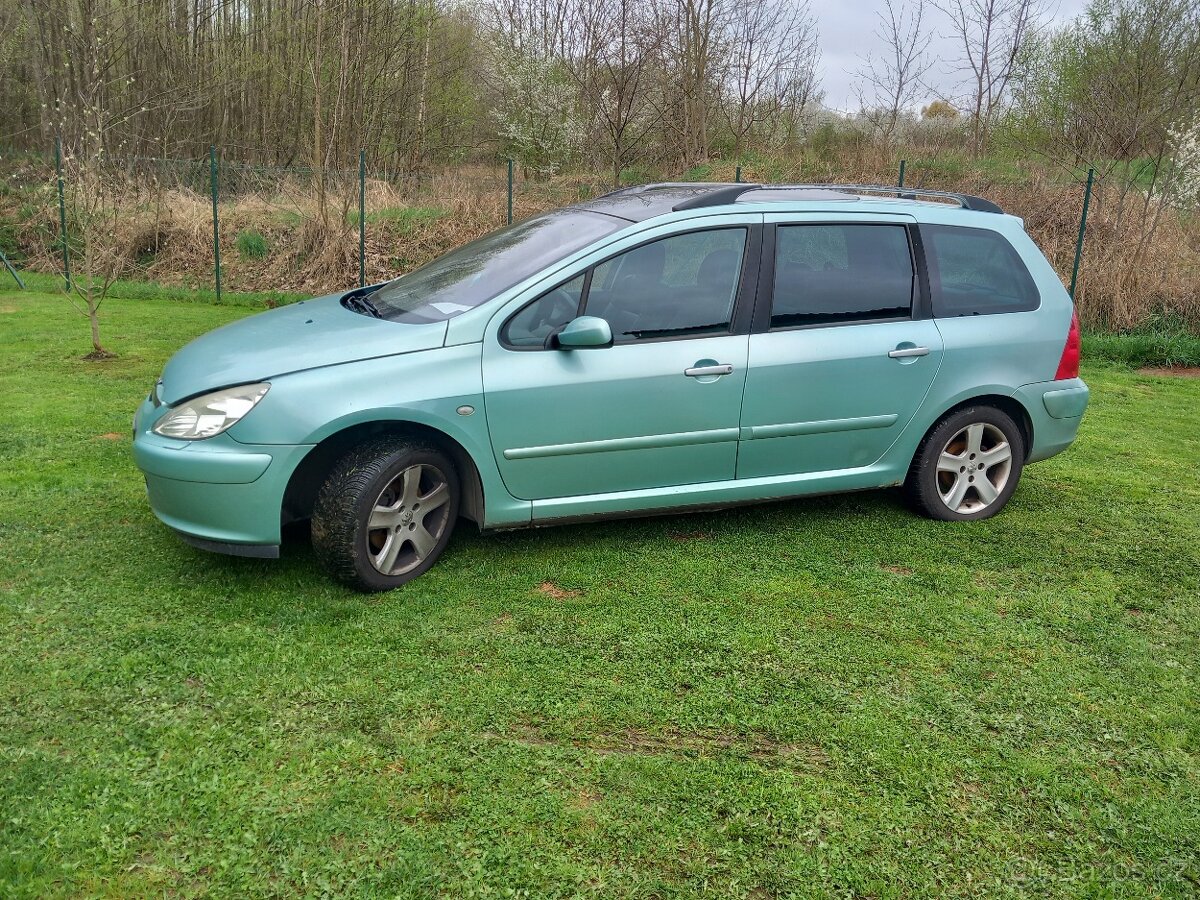 Peugeot 307 SW 2.0 výkon 100 kW r.v.2003