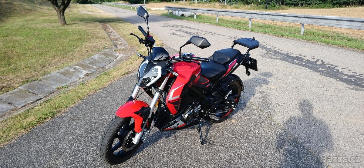KEEWAY RKF 125(2021)-25Km od HRANÍC
