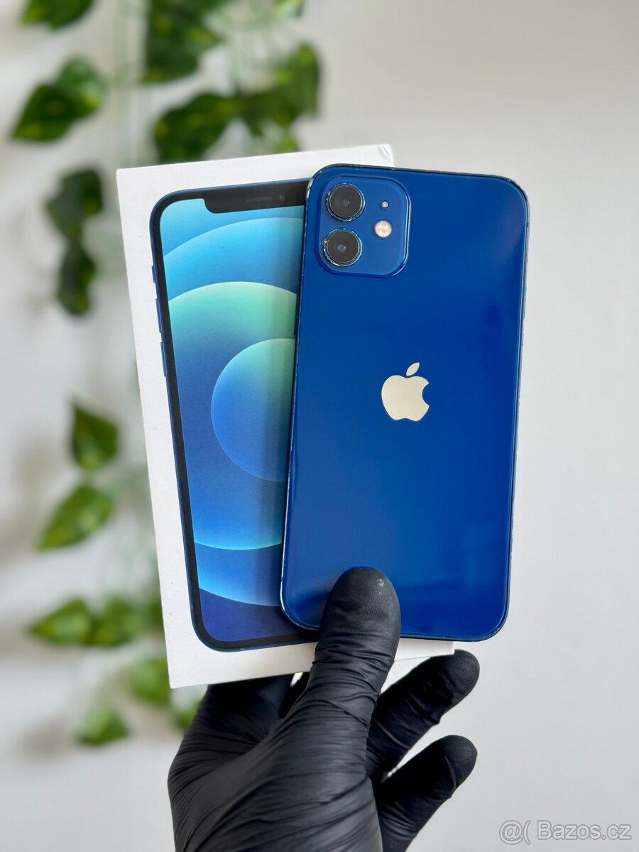 iPhone 12 128GB modrý - 100% baterie