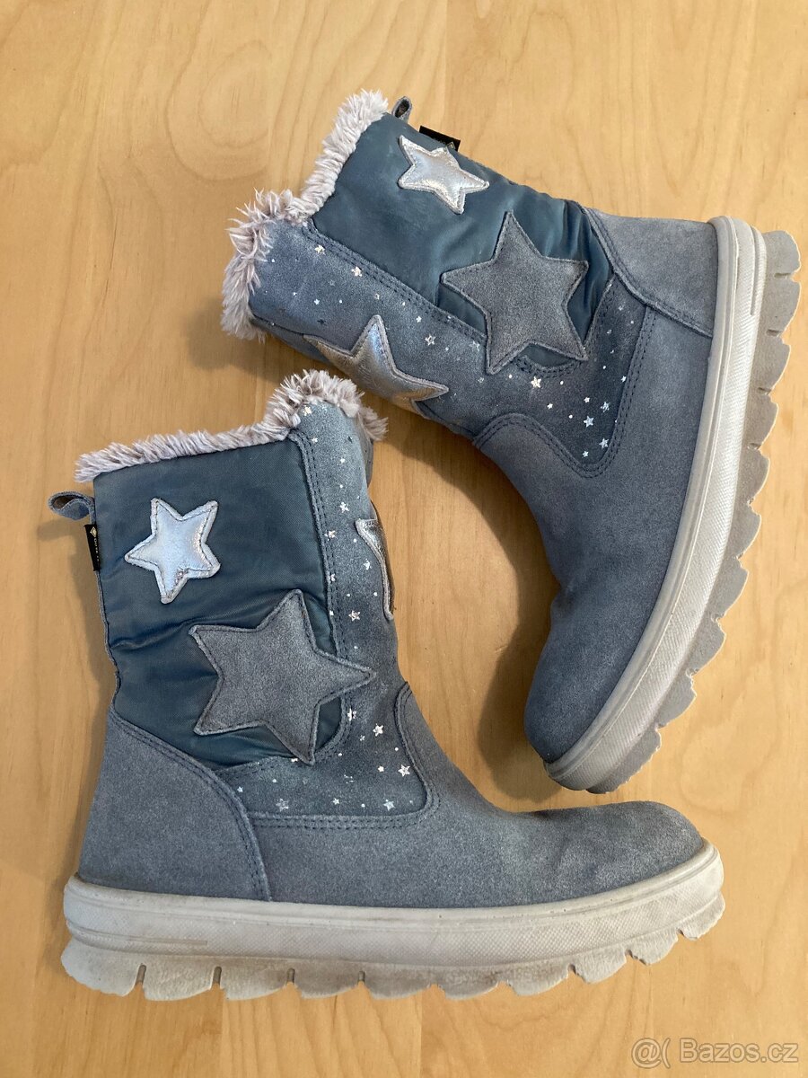 Zimní teplé boty s goretexem, Superfit vel. 35