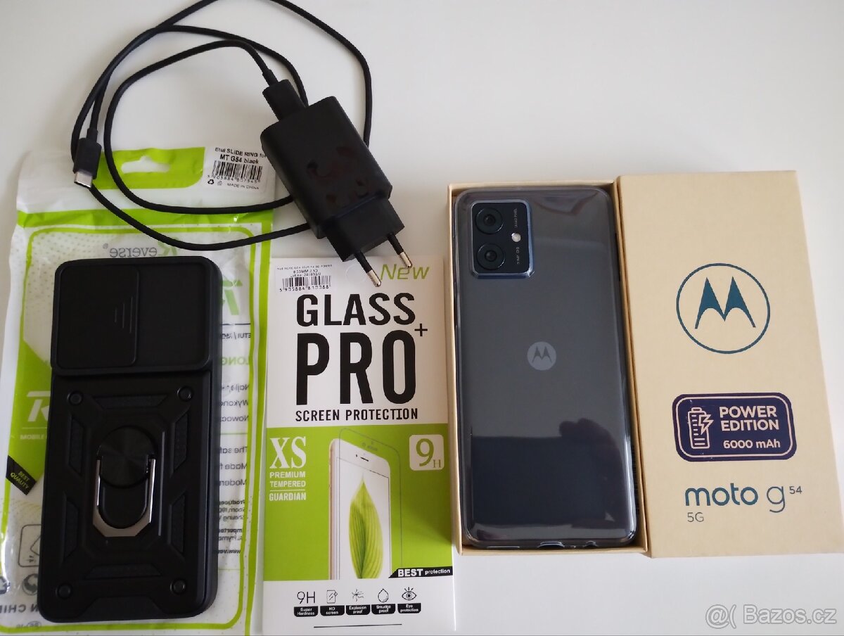 Motorola g54 Power edition s příslušenstvím - nová