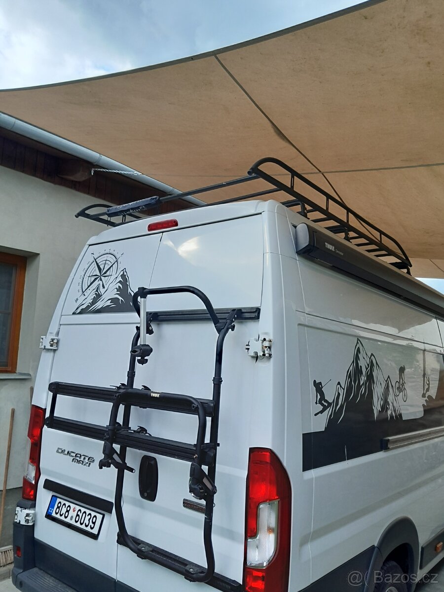 Zahrádka, střešní nosič na střechu dodávky