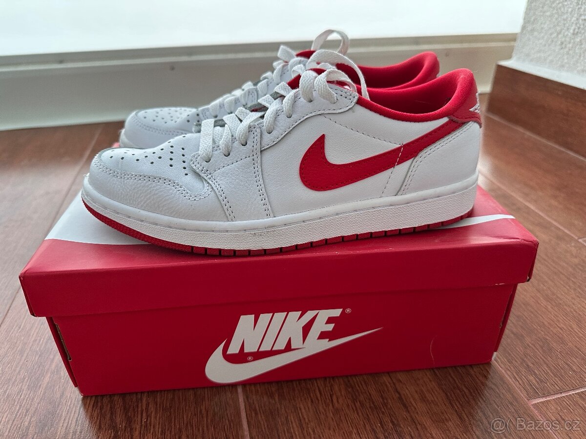 Air jordan 1 low OG white/red