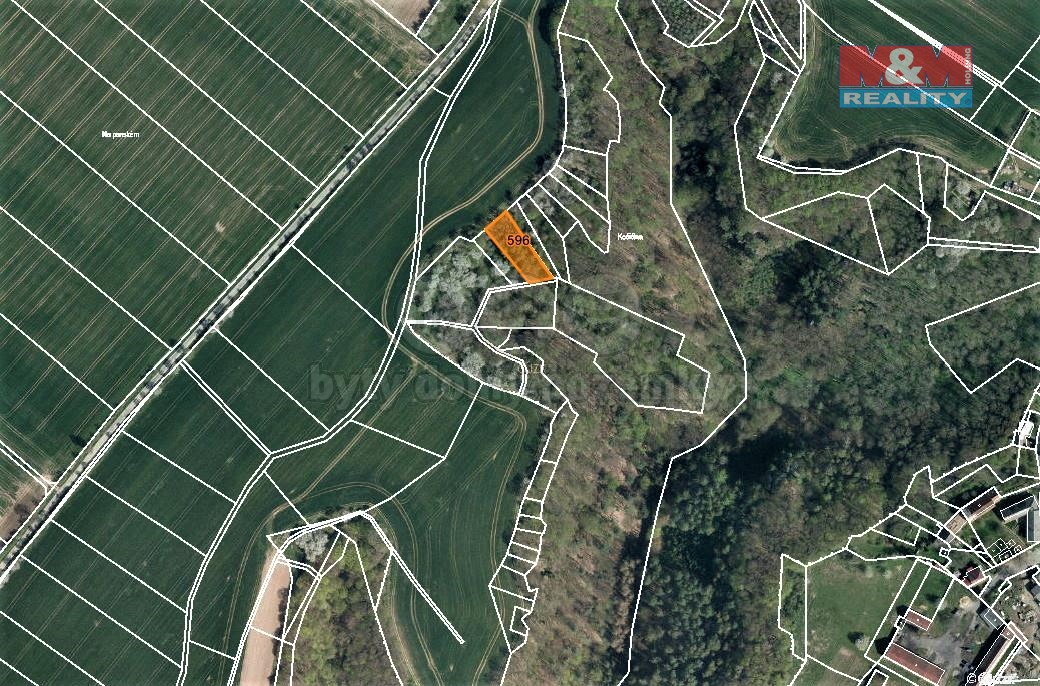 Prodej lesa, 1050 m², Sedlec u Mšena
