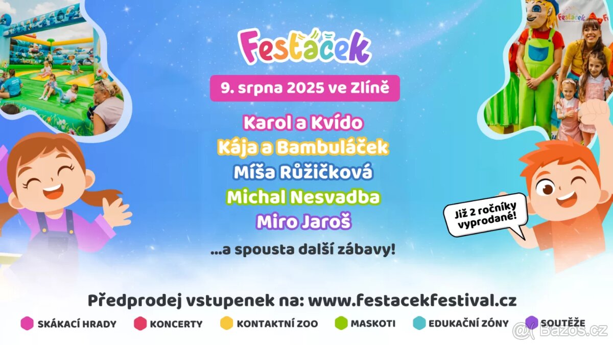 Vstupenka na Fesťáček Zlín