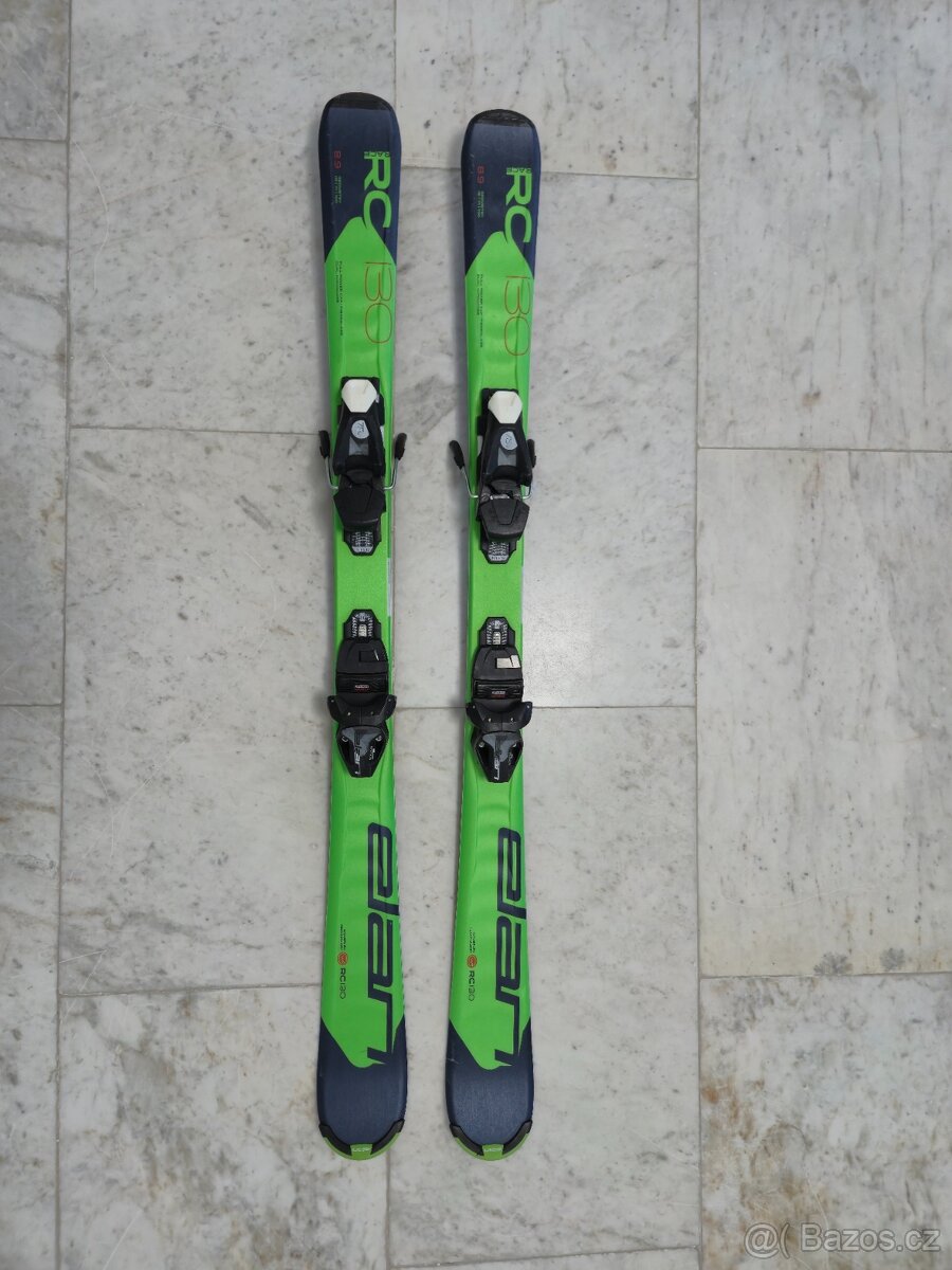 Juniorské lyže ELAN RC 130 zelené
