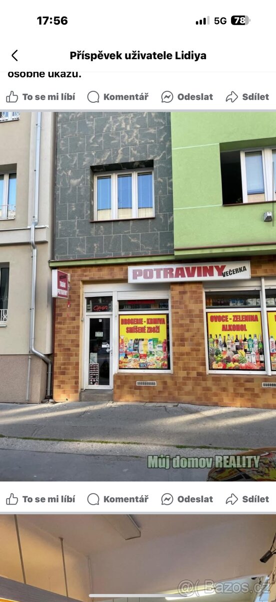 Přenechání obchodů ve velmi frekventované zóně