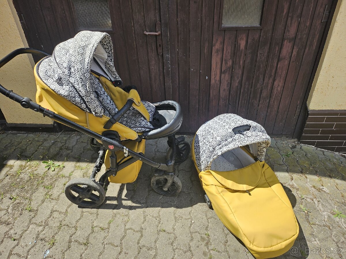 Kočárek Tudore - závada + adaptéry a skate