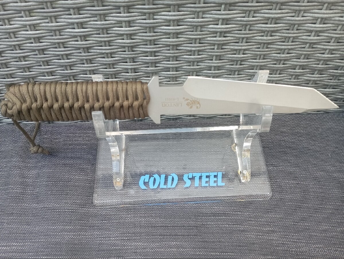 Nůž Linton USA, 31 cm, stojánek na katanu Cold Steel USA