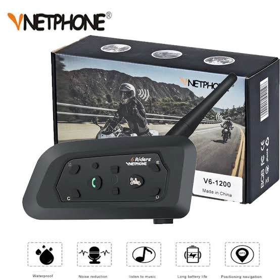 Vnetphone V6 - 2 Interkom Moto Bluetooth 5.1 1500M