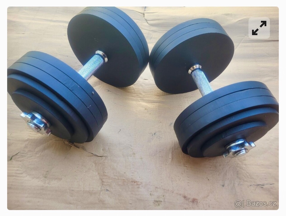 Jednoruční činky 2x40kg