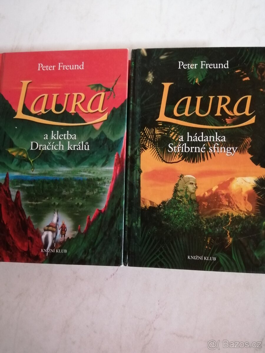 Laura a hádanka Stříbrné sfingy+Laura a kletba Dračích králů