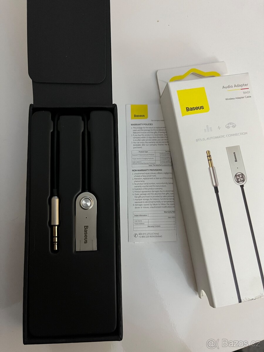 Bluetooth audio přijímač Baseus BA01