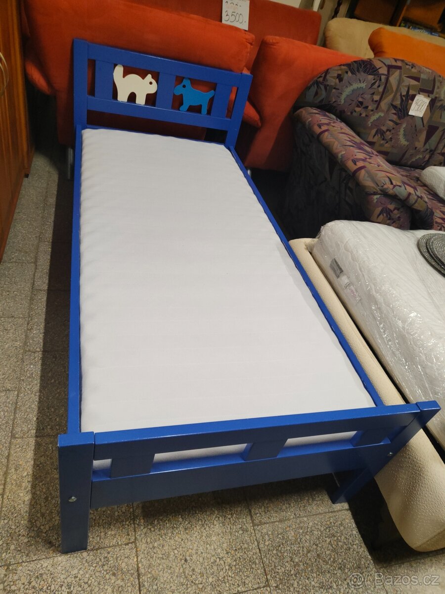 Postel dětská modrá
